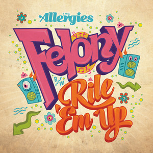 Rile 'Em Up - The Allergies | Song Album Cover Artwork