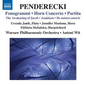 De Natura Sonoris No. 1 - Krzysztof Penderecki & Narodowa Orkiestra Symfoniczna Polskiego Radia | Song Album Cover Artwork