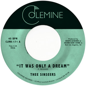 It Was Only a Dream Thee Sinseers | Album Cover