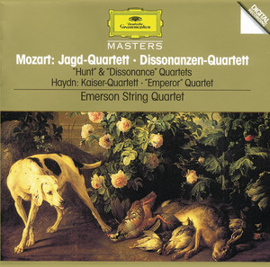 String Quartet No. 19 in C, K. 465 - "Dissonance": III. Allegretto - Emerson String Quartet | Song Album Cover Artwork