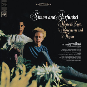 Flowers Never Bend with the Rainfall - Simon & Garfunkel | Song Album Cover Artwork